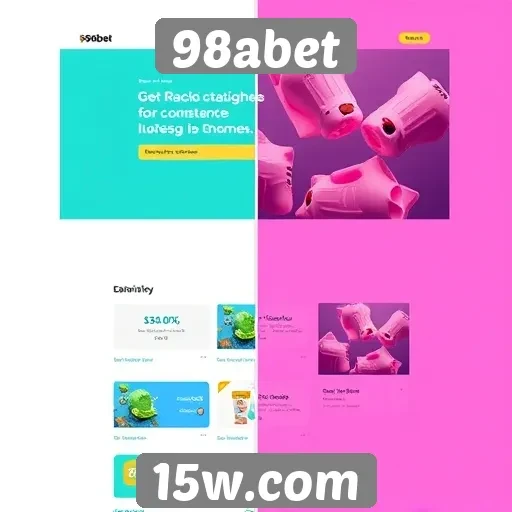 A evolução do design do site 98abet