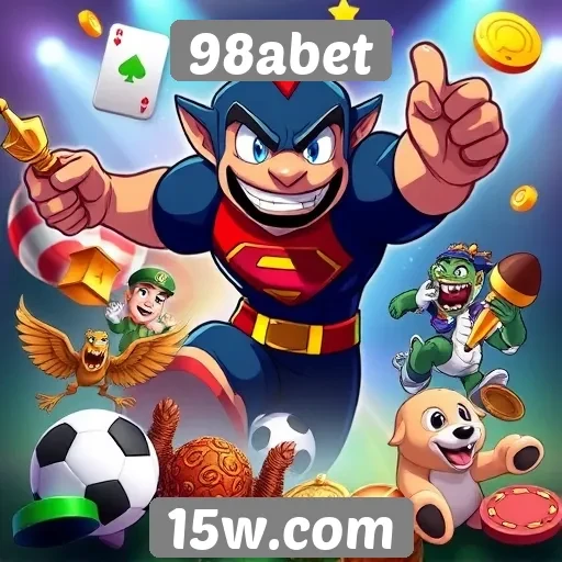 Variedade de jogos disponíveis na 98abet